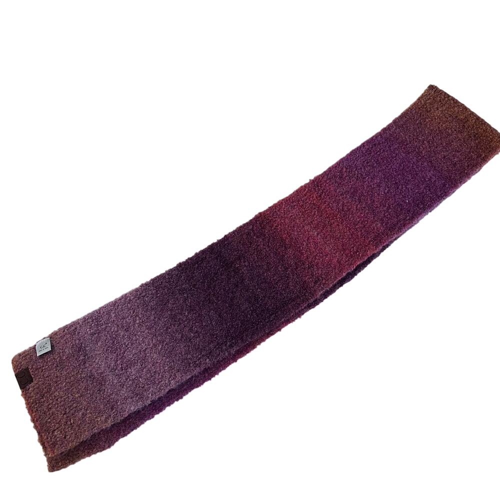 C.C. Burnt Orange Scarf - 7x80 inches - Picture 4 of 6